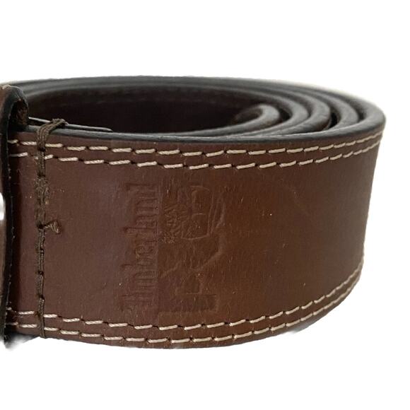 Timberland PRO Men’s Brown Belt Size 40 Genuine Full Grain Leather Distressed - Picture 14 of 16